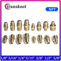 2pcs 1/8 quot; 3/16 quot; 1/4 quot; 5/16 quot; 3/8 quot; 1/2 quot; 5/8 quot; Flare Air Gas Quick Connector Brass Tube Hose Fitting SAE Straight Degree Union