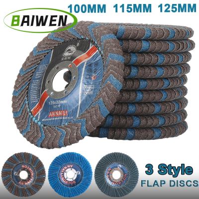 1 piece Flap Disc Zirconia Abrasive Rotary Curve Grinding Wheel for Angle Grinder Metal Iron Gap Rust Removal 100mm 115mm 125mm