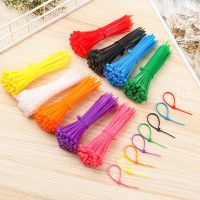 100 Pcs/pack Durable Line Finishing Cord Strap Self-Locking Zip Cable Ties Nylon Wire Bundled Durable Releasable Hand Tool Cable Management