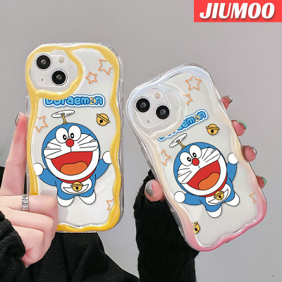 เคส JIUMOO สำหรับ Xiaomi Poco X3 NFC Poco X3 Pro Poco X3 GT Poco X4 NFC X4 GT เคส F4 M3ลายการ์ตูนโดราเอม่อนเวฟชายแดนเคสโทรศัพท์โปร่งใสเนื้อครีมซิลิโคนนิ่มกันกระแทกใหม่ป้องกันเลนส์กล้องเคสใส