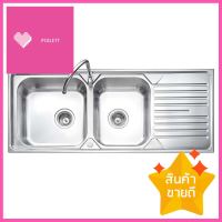 ซิงค์ฝัง 2หลุม 1ที่พัก MEX MSA200B สเตนเลสBUILT-IN SINK MEX MSA200B 2B1D STAINLESS STEEL **พลาดไม่ได้แล้วจ้ะแม่**