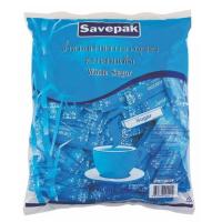 น้ำตาลทราย ตราเซพแพ็ค น้ำตาลซอง 4กรัม/ซอง แพ็คละ300ซอง SAVEPAK White Sugar