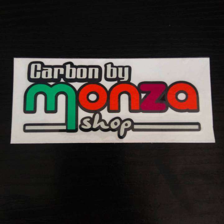 สติ๊กเกอร์-monza-shop-สะท้อนแสง-10x4-5-cm