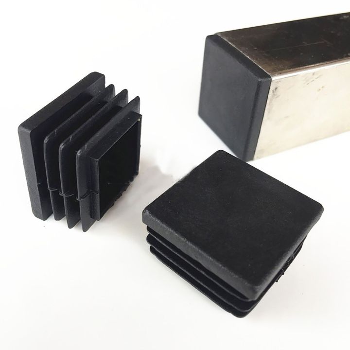 black-square-rectangle-plastic-blanking-end-cap-chair-table-feet-cap-tube-pipe-insert-plug-decorative-dust-cover-various-sizes-pipe-fittings-accessori