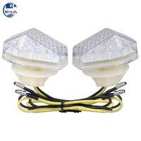 สัญญาณไฟเลี้ยวฟลัชเมาต์ LED สำหรับ Suzuki SFV 650 Gladius 2009-2015 DL 650 V-Strom 04-19 1000 V-Strom 04-19อำพันใส