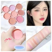 Cappuvini Matte Mousse Blusher ถุงนิ้วมือพัฟหน้าแต่งหน้าธรรมชาติ