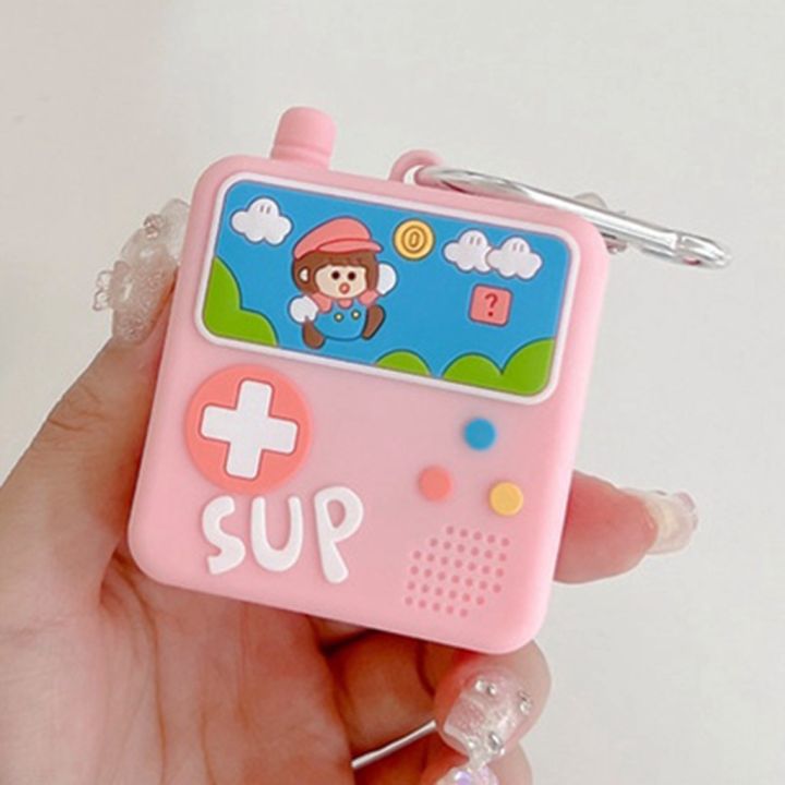 For Samsung Galaxy Live Buds 2 Pro Super Mario Console Pink