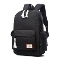 Ready Stock New Style R Trendy Girls Outdoor Canvas Backpack School Bag Fashion