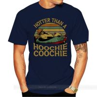 เสื้อยืดแฟชั่นยอดนิยมเสื้อยืดผู้ชายผ้าฝ้ายแบรนด์ Teeshirt Alan Jackson ร้อนกว่า Hookie Coochie Men &amp; #39S Black Cotton T Sh