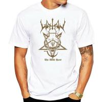 เสื้อยืดโลโก้ Watain Metal Band Wild Hunt สำหรับผู้ชาย