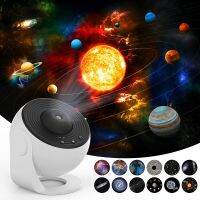 LED Star Projector Night Light 12 in 1 Planetarium Projection Galaxy Starry Sky Projector Lamp USB Rotate Nightlights Kids Gifts Night Lights