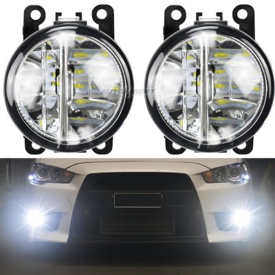 ✔✤◇ For Mitsubishi ASX Outlander Eclipse Galant Grandis Pajero Lancer Triton L200 Fog Light Assembly 12V Xenon White DRL Blinker