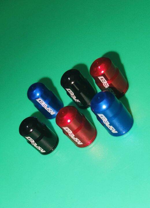 INSPEED Schrader Valve Cap for BMX MTB Road Mountain Bike Interior Tube