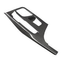 Real Carbon Fiber Car Gear Shift Panel Frame Car Central Console Gear Shift Panel Frame Car Gear Shift Panel Frame for BMW 5 Series G30 G31 G38 M5 F90 2018-2021