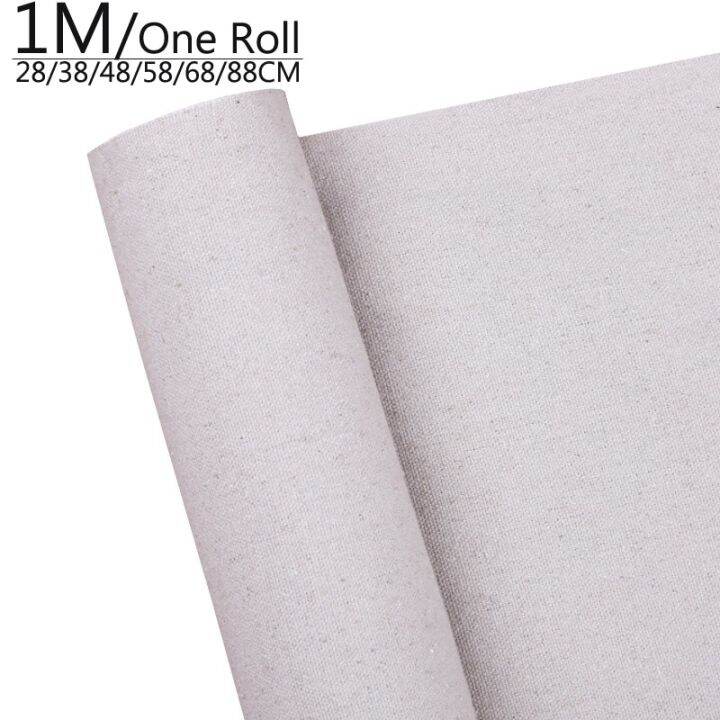1M One Roll Professional Blank Canvas For Painting Layer Acrylic Oil