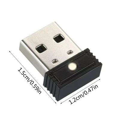 2 In 1 Mouse Jiggler Mover USB Drive-Free Undetectable Mouse Movement Simulator สำหรับคอมพิวเตอร์ Awakening Black Drop Shipping