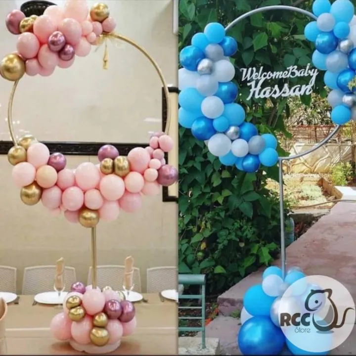 Round Standing Balloon Base / Tiang Dekorasi Balon Bulat Lingkaran