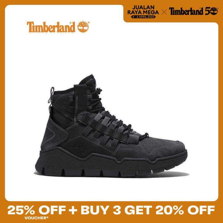 Timberland Men's Timberloop™ EK Utility Boots Black Nubuck Lazada