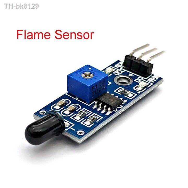 3 Pin IR Flame Detection Sensor Module Fire Detector Infrared Receiver ...