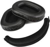 Earpad Headband เข้ากันได้กับ MDR-7506, MDR-V6, MDR-CD900ST หูฟังเปลี่ยนแผ่นรองหูฟัง Headband Coverear