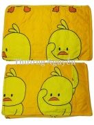 Vò Áo Gối Nằm Poly Cotton & Thun Hàn, Họa Tiết Vịt Vàng Và Chanel Như Hình