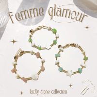 BASE ON YOU - Lucky stone collection : FEMME GLAMOUR (สร้อยคอ/สร้อยข้อมือ/ข้อเท้า หินนำโชค)