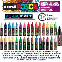 1 UNI Ball POSCA PC-8k Marker ปากกา POP โปสเตอร์ PenGraffiti โฆษณา8มม. เครื่องเขียน Multi-สีอุปกรณ์เสริมภาพวาด