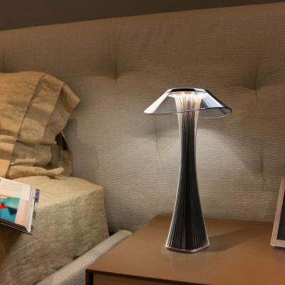 Portable LED USB Recharge Slim Waist Night Light Touch Bedside Desk Decor LED Table Lamp Reading Office Study Bedroom