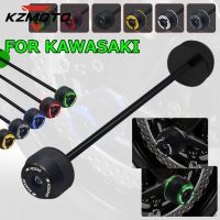 ♈ล้อด้านข้างด้านหน้ารถจักรยานยนต์กันล้มสำหรับ Kawasaki Z1000 Z 1000 2003-2016 2014 2012 2010 2008