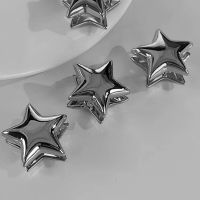 Minimalist Exquisite Star Stud Earrings Harajuku Y2k Accessories Sweet Cool Pentagram Earings for Girls Women Ear Rings Jewelry Storage Boxes