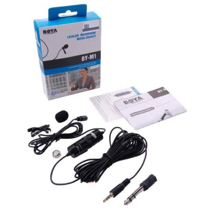 BOYA BYM1 BOYA MIC BYM1 LAVALIER MIC BOYA CLIP MIC READY STOCK READY