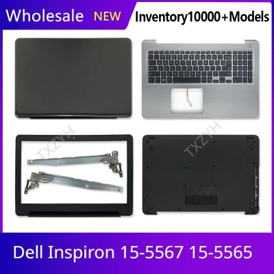 New Original For Dell Inspiron 15-5567 15-5565 Laptop LCD back cover Front Bezel Hinges Palmrest Bottom Case A B C D Shell