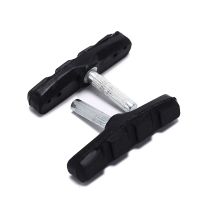 New 2pcs Rubber Bike Brake Pads V Brake Pad Cycling Brake Blocks Holders for Mountain Bike City Bike Folding Bike Braking Tool