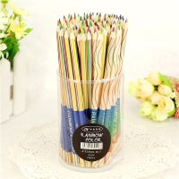 ✥◇❒ 36Pcs/lot 4 in 1 Rainbow Color Pencils Childrens Student School Drawing Painting Sketch Pencil Supplies