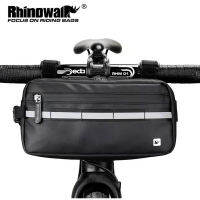 RHINOWALK Bike Handlebar Bag Folding Multi-function Front Frame Bicycle Pannier Travel Storage Handbag