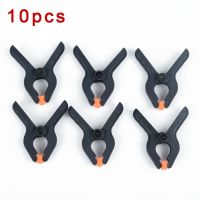 10Pcs Woodworking Spring Clamps 2inch Photo Picture Frame Background Pipe Tube Clamp Plastic Nylon DIY Wood Bar Clip Tools Clips Pins Tacks