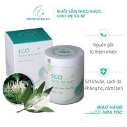 Muối tắm bé Eco 400g, muối tắm thảo dược an toàn cho trẻ sơ sinh giảm rôm