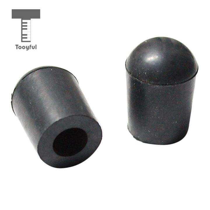 tooyful-2-pcs-black-upright-double-bass-endpin-ruer-tip-10mm-double-bass-endpin-parts-with-bottom-grip-prevent-sliding