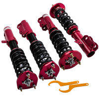 maXpeedingrods Coilovers สำหรับโตโยต้าคัมรี่เล็กซัส ES300 1992-2001 พอดี Toyota Avalon Solara 24 วิธีปรับ Damper โช๊คหน้า โช๊คหลัง โช๊คอัพรถยนต์ โช๊ค สปริงโช๊ค โช๊คอัพ สตรัทปรับเกียว สตัสปรับเกลียว โช๊ค (SKU# CO-CAMRY-R-LC-VG2)