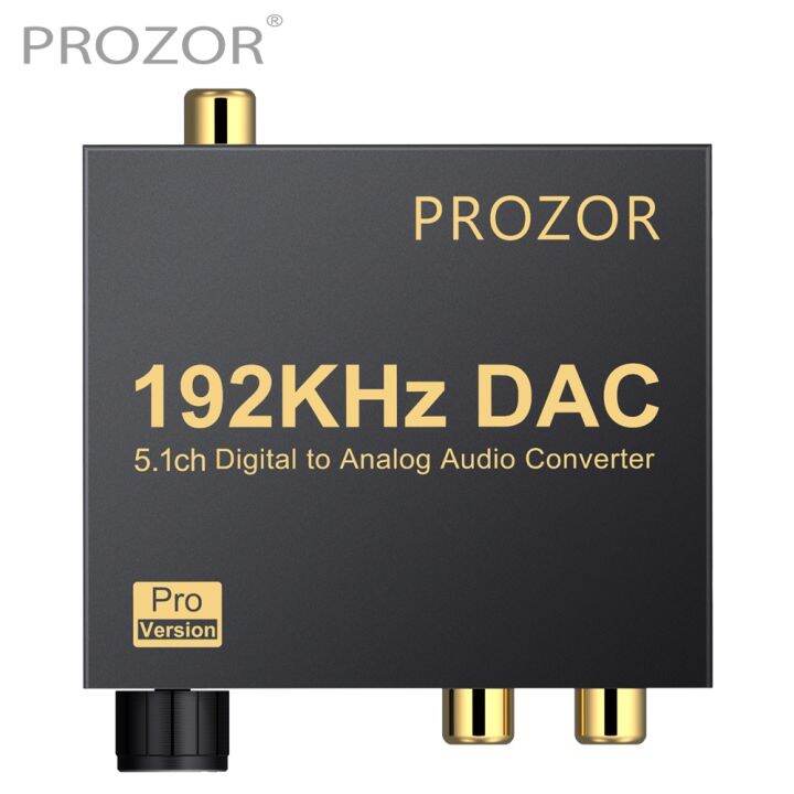 Prozor 51ch Digital To Audio Converter 192khz Dac Converter Optical Input To Rca 20 Analog 4220