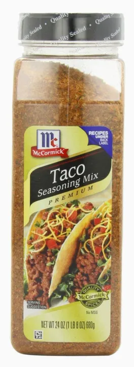 Mccormick Taco Seasoning Mix Premium 24 Oz Lazada Ph 5276