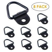 8Pcs Goods Tie-Down Anchors V-Ring Trailer Anchor Replacement for truck bed and back door freight car trailers SUV warehouses