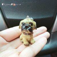 【YF】♟◎  Resin Dog Chain for Lovers Keyring Holder Charms Keychains Car