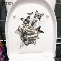 【LZ】❁☞❄  ZTTZDY-Adesivos de Parede Pintados à Mão Acessórios WC Clássicos Decoração do Quarto de Casa 21cm × 25cm T2-0880