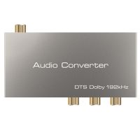 192Khz DAC Audio Converter Toslink Optical Coaxial -Compatible ARC to Coaxial Toslink L/R 3.5mm Jack Adapter