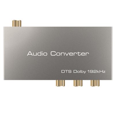 192Khz DAC Audio Converter Toslink Optical Coaxial -Compatible ARC to Coaxial Toslink L/R 3.5mm Jack Adapter