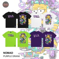 เสื้อเลือกตั้ง เสื้อยืด OVER SIZE ลายสตรีท "PURPLE DRANK" ซิมซันปั่น S-5XL