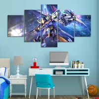 5pcs DAM poster canvas paintings Sci-Fi Robot Animation dam wall pictures for kids bedroom decor-NO Frame