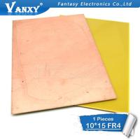 1pcs FR4 pcB 10x15cm 10*15 Single Side Copper Clad plate DIY pcB Kit Laminate Circuit Board