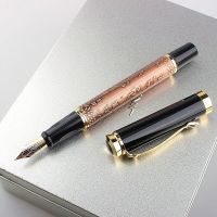 Luxury quality 877 Metal ink pen Business office Fountain Pen student School Stationery Supplies ink calligraphy pen  Pens